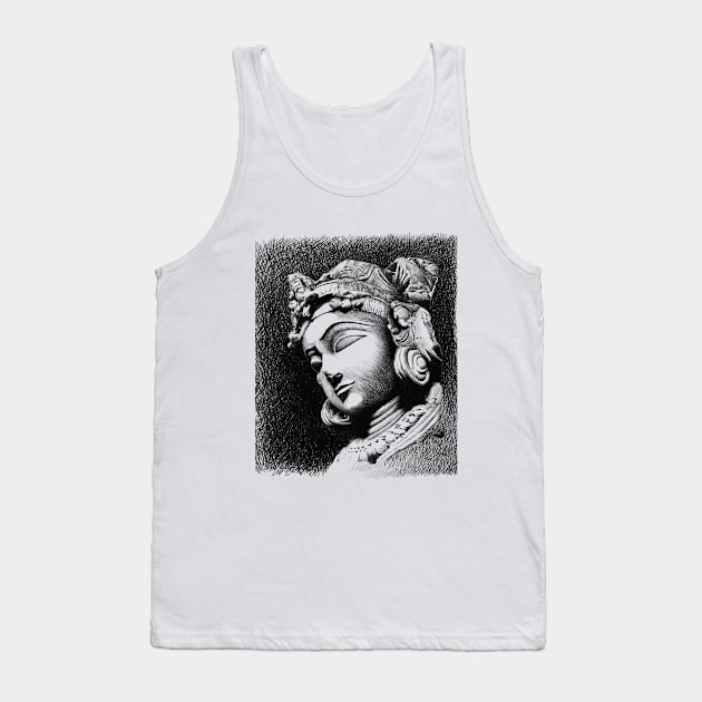 Woman Statue Tank Top by GeeTee